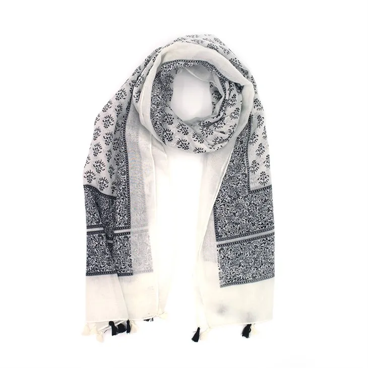 Blomstret poly tørklæder til kvinder