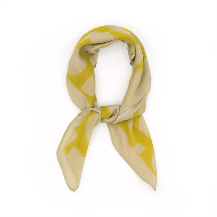 Geometri firkantede silketørklæder