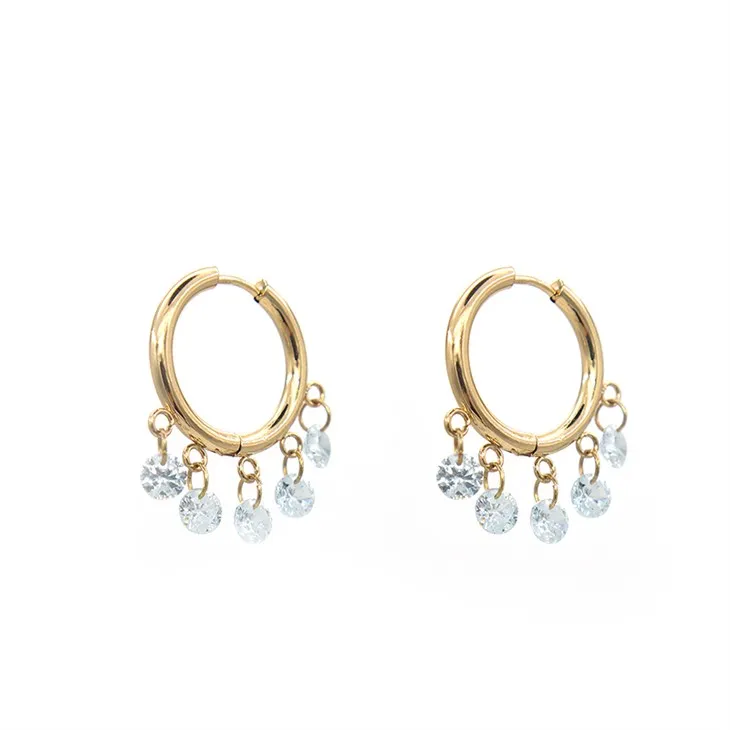 Guld Dainty Stud øreringe