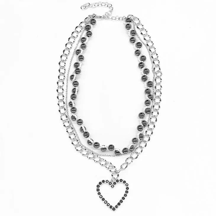 Hjerte halskæde sæt