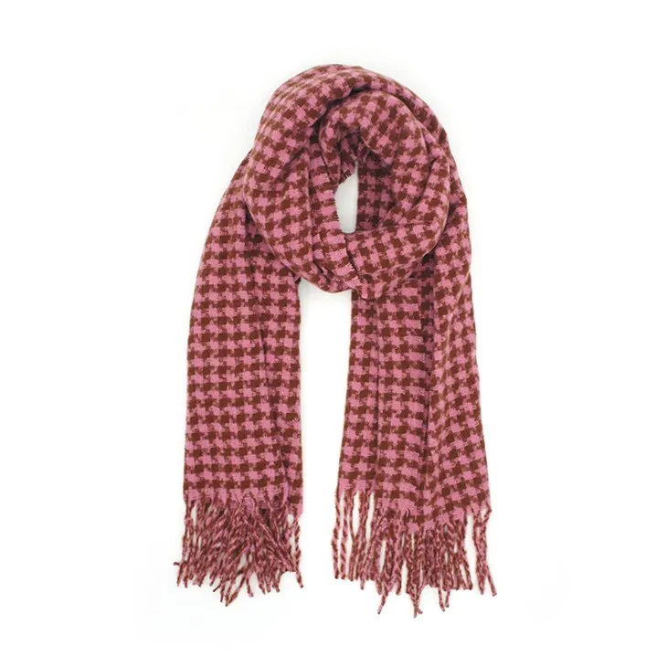 Langt polyester tørklæde