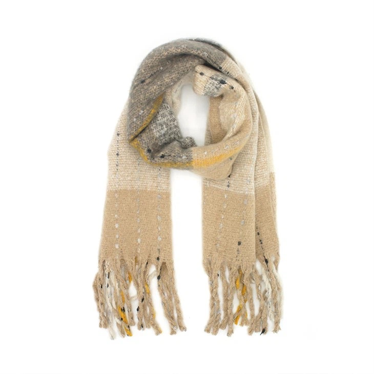 Vintage polyester tørklæde